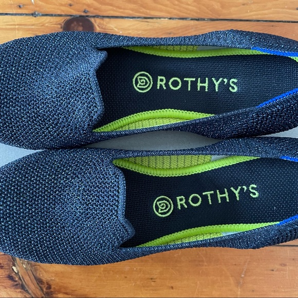Rothy's Metallic Lattice Stitch Loafers - Picture 2 of 9